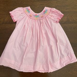 Petit Bebe smocked birthday dress
